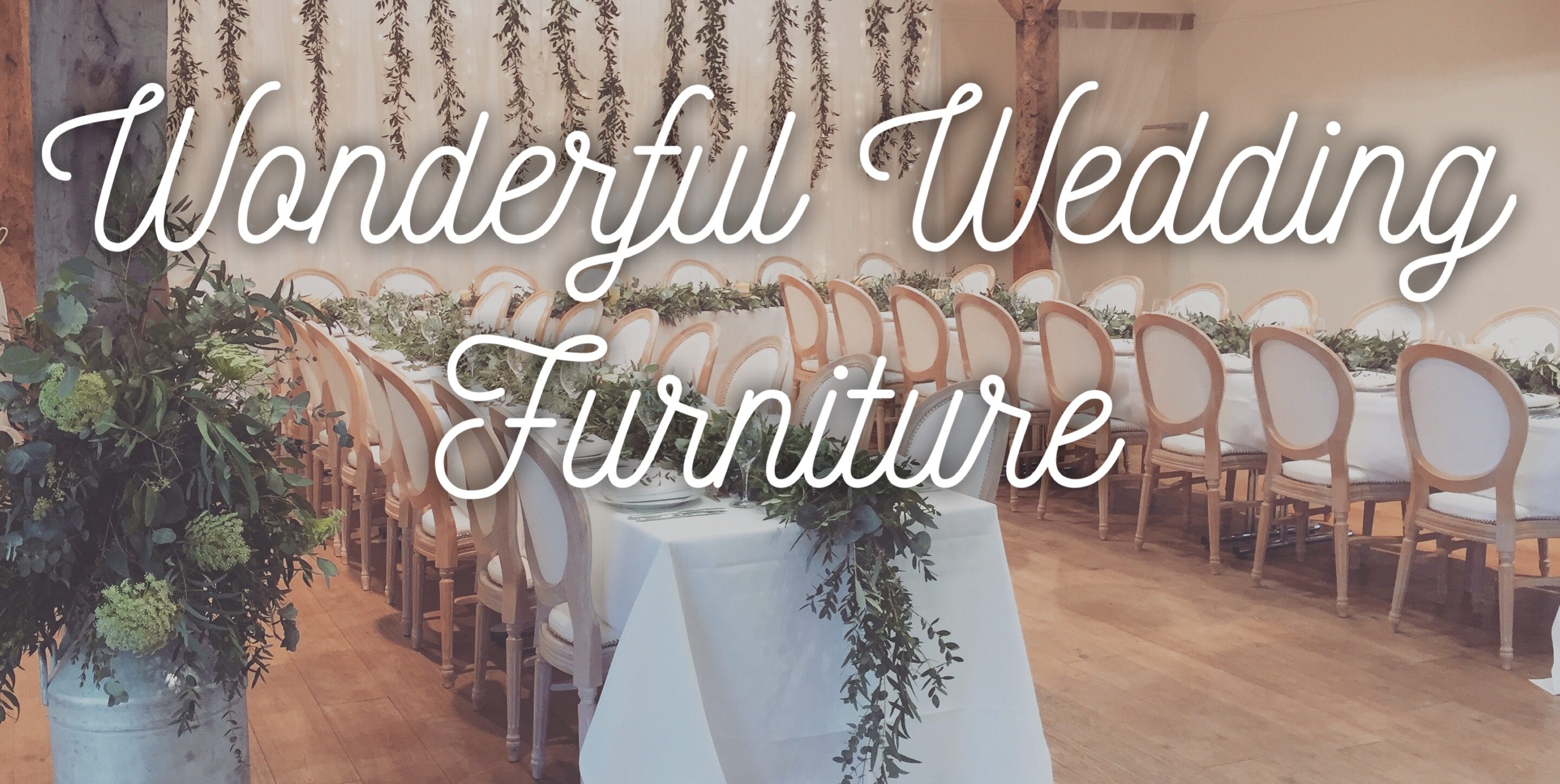 Wonderful Wedding Furniture Hire Luxury and Country Weddings