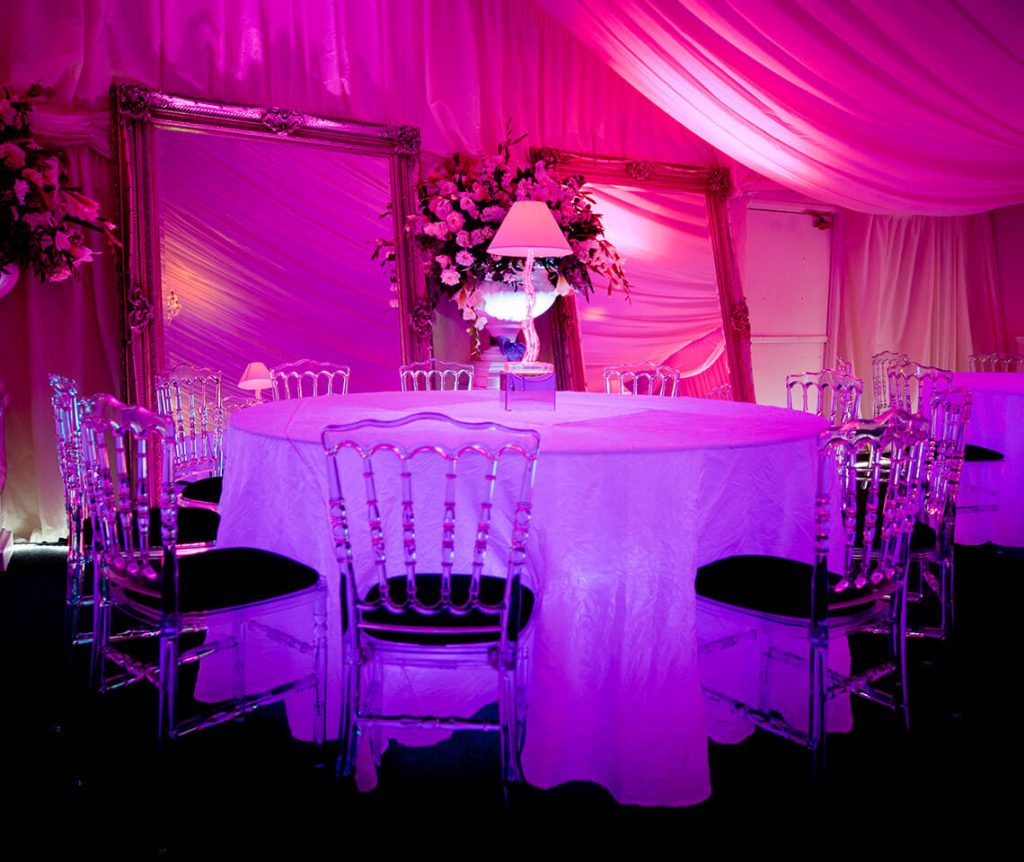 Round LED Table Furniture4Events