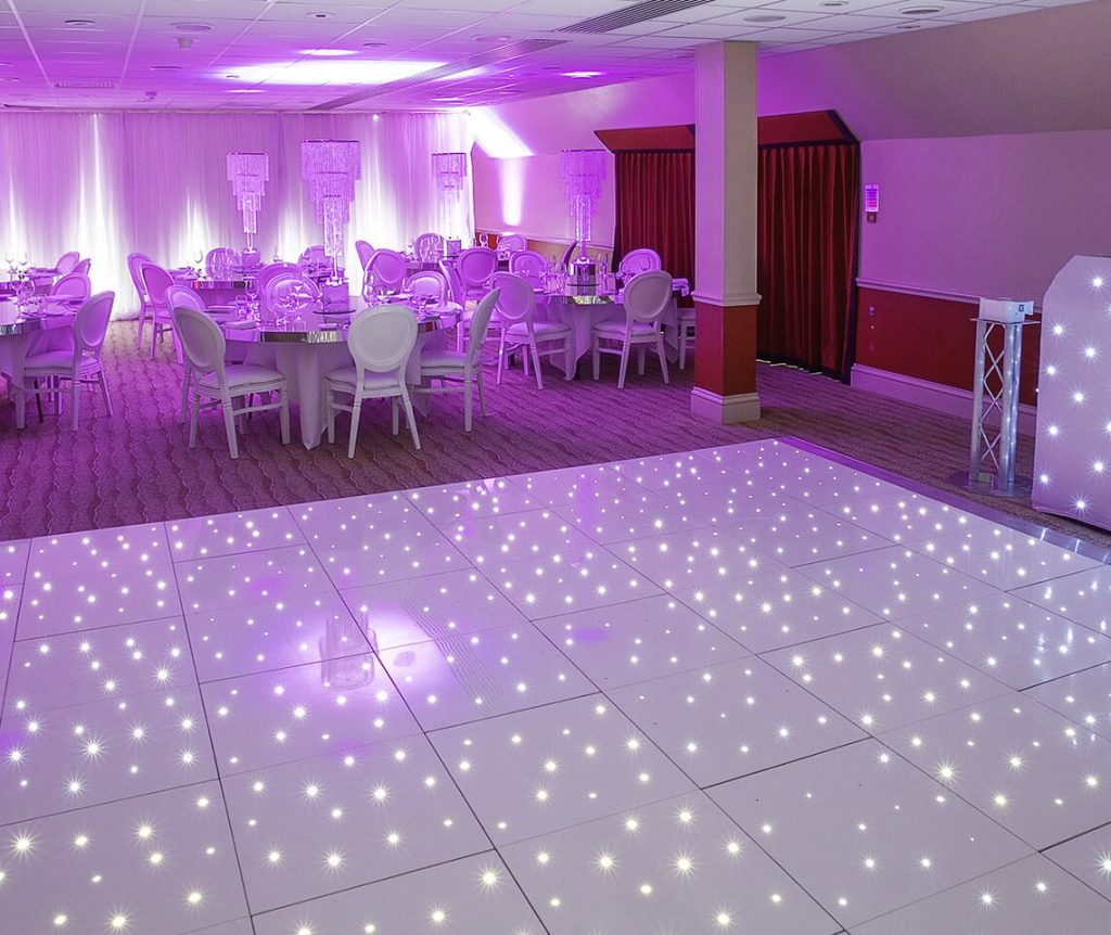 Starlit White LED Dance Floor Furniture4Events