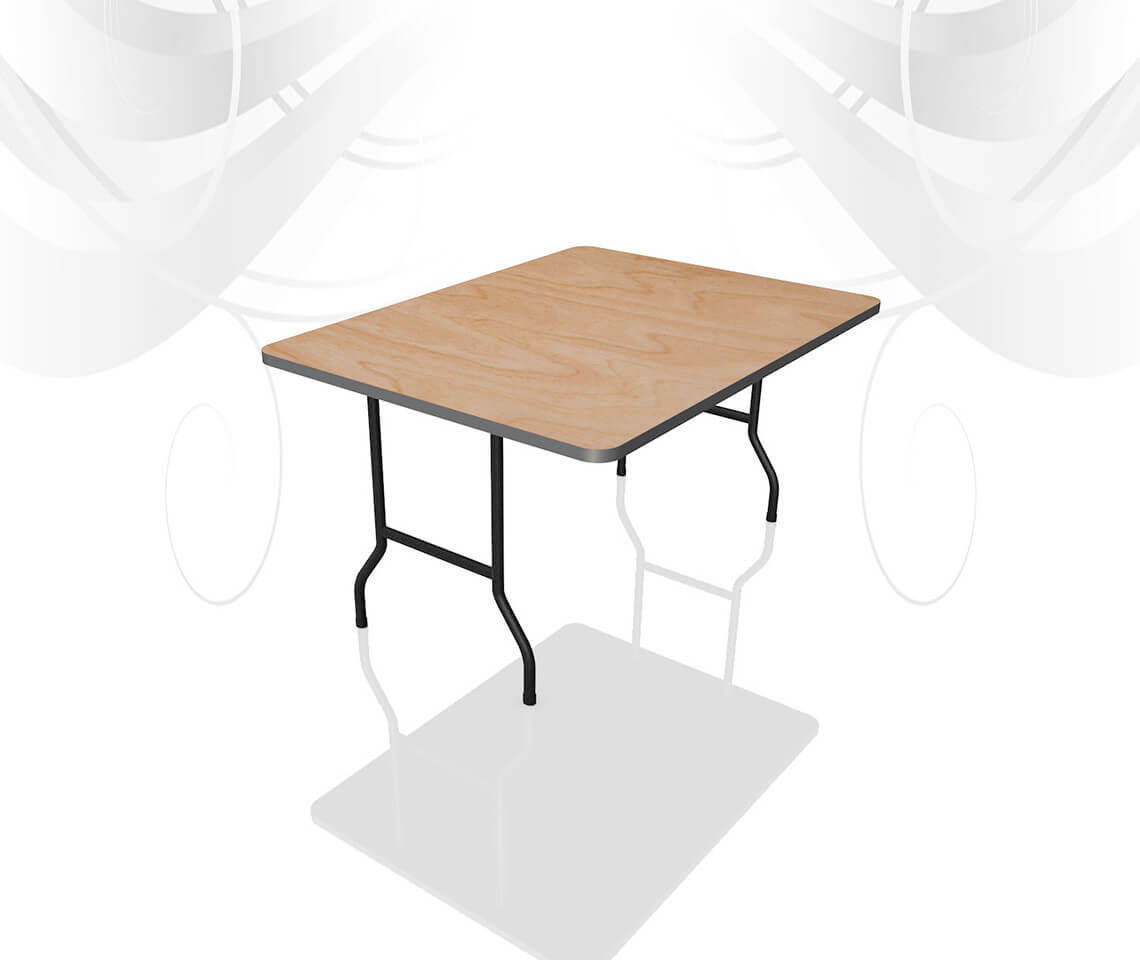 4ft x 2ft 3in Trestle Table - Furniture4Events