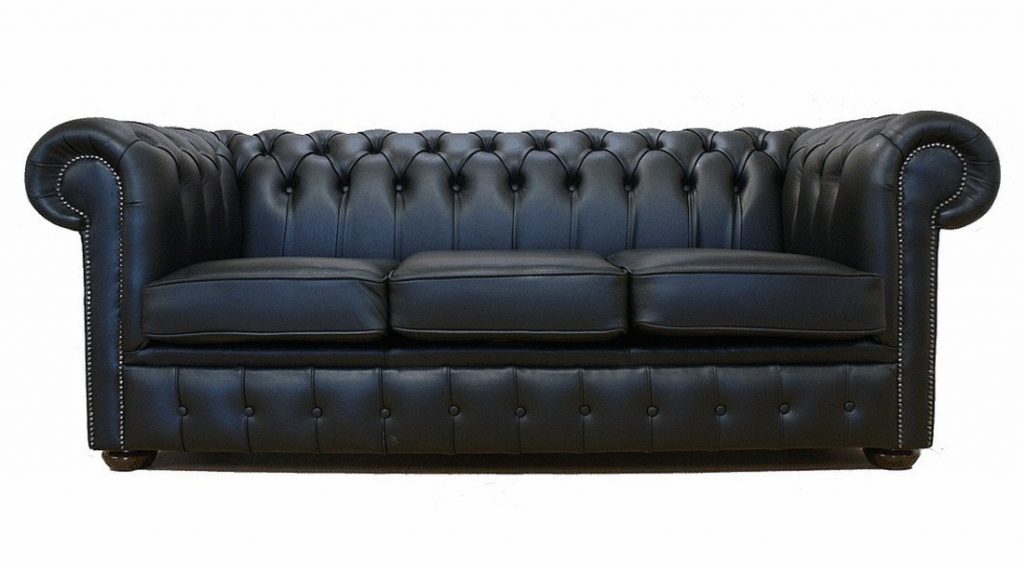 Black Chesterfield Sofa - Furniture4Events